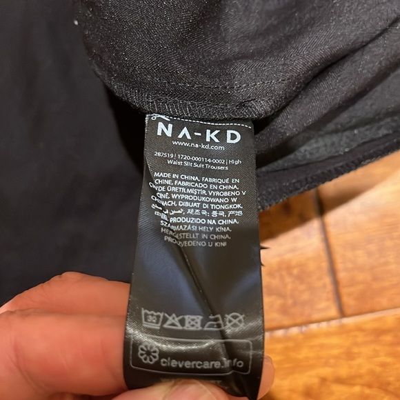 Claire Rose Black Straight Suit Pants NWT - Picture 12 of 13